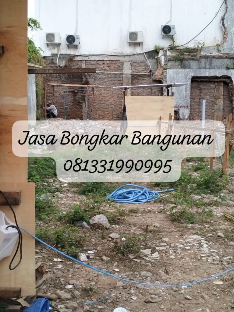 jasa bongkar bangunan jogja
