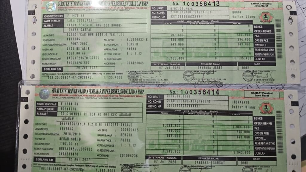 Biro Jasa STNK Plat T karawang subang purwakarta